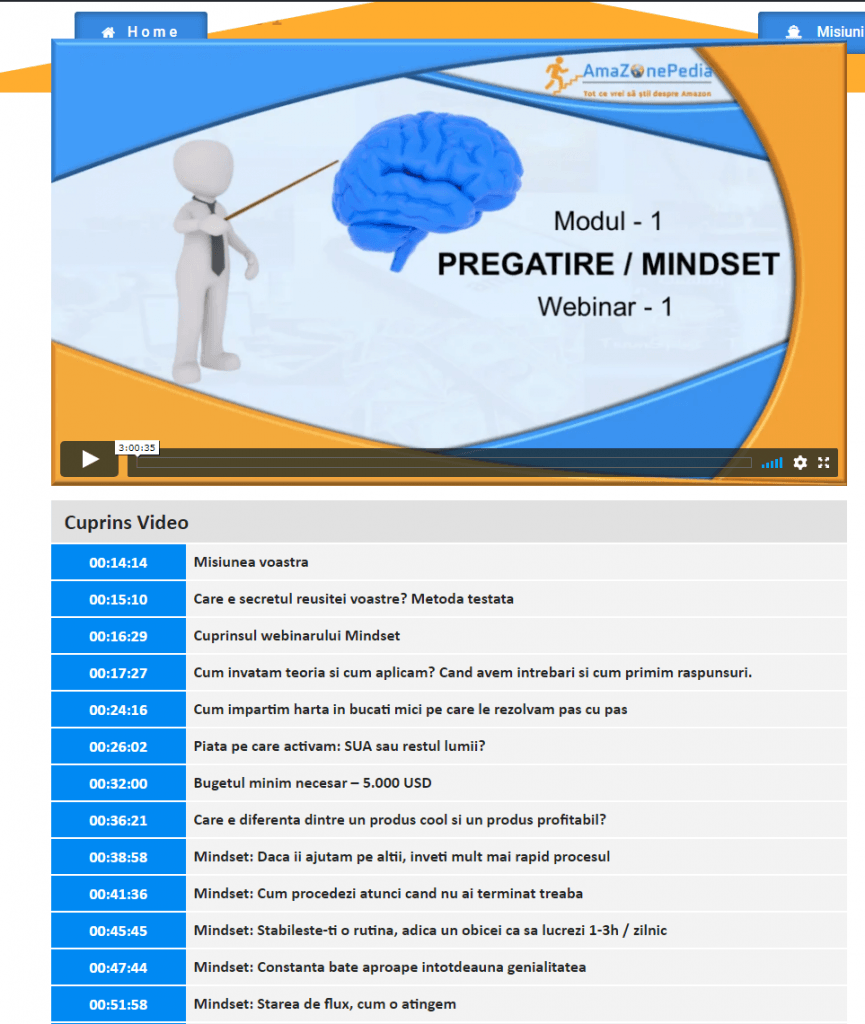 Exemplu video webinar